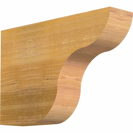 Ekena Millwork Carmel Rough Sawn Rafter Tail, Western Red Cedar, 4"W x 12"H x 18"L RFT04X12X18CAR00RWR